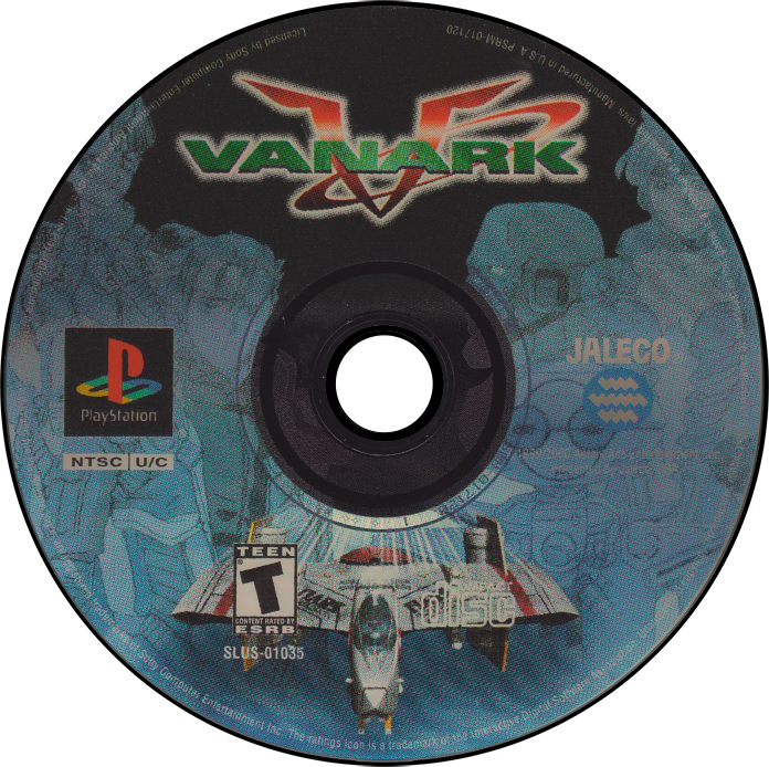 Vanark - PS1, Condition: Disc Only