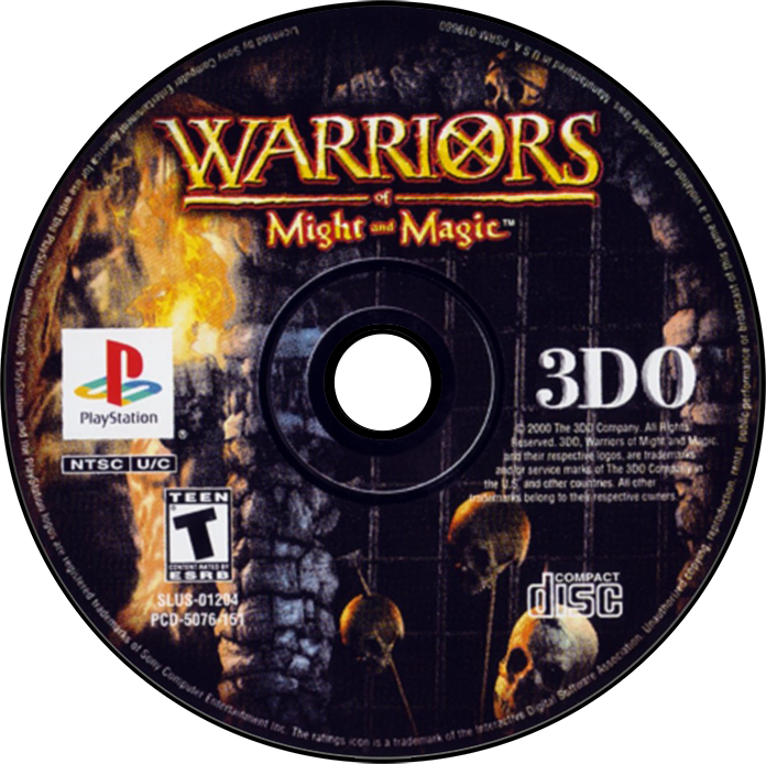 Warriors of Might and Magic - PS1, Condition: Disc Only