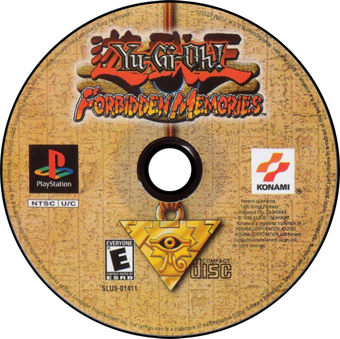 Yu-Gi-Oh Forbidden Memories - PS1, Condition: Disc Only