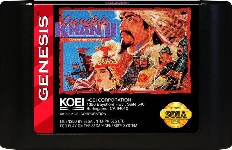 Genghis Khan II Clan of the Gray Wolf - Genesis, Condition: Cart Only