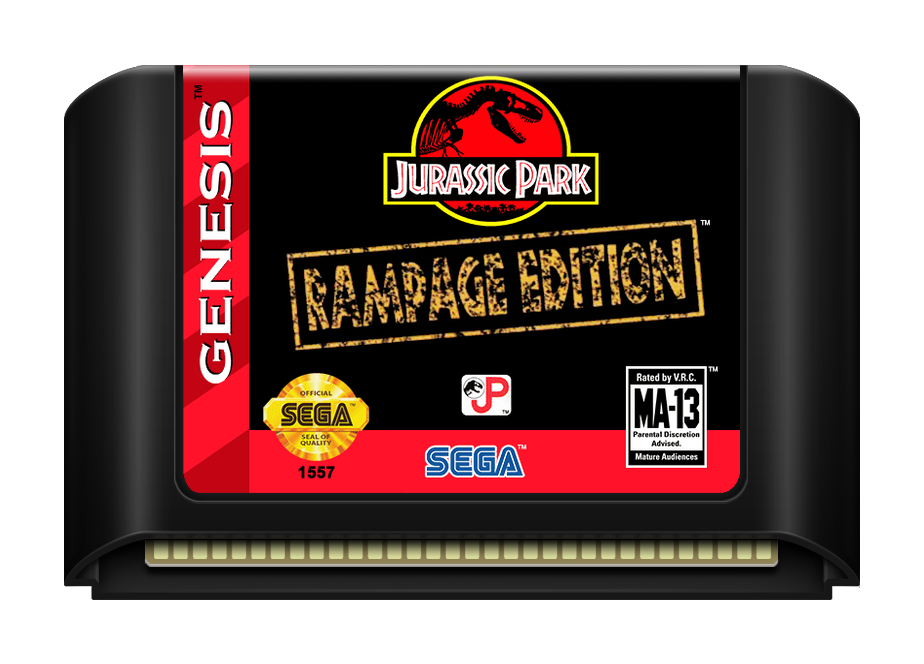 Jurassic Park Rampage Edition - Genesis, Condition: Cart Only