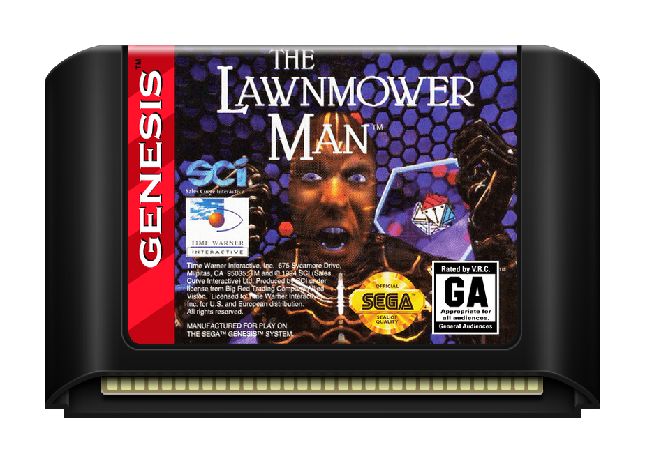 Lawnmower Man - Genesis, Condition: Cart Only