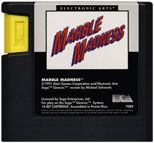 Marble Madness - Genesis, Condition: Cart Only