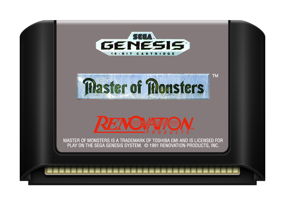 Master of Monsters - Genesis, Condition: Cart Only