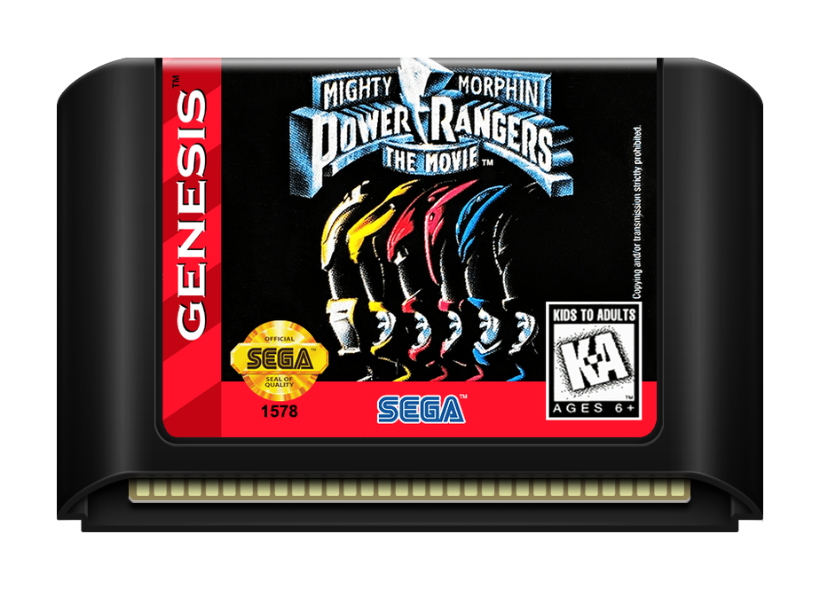 Mighty Morphin Power Rangers The Movie - Genesis, Condition: Cart Only