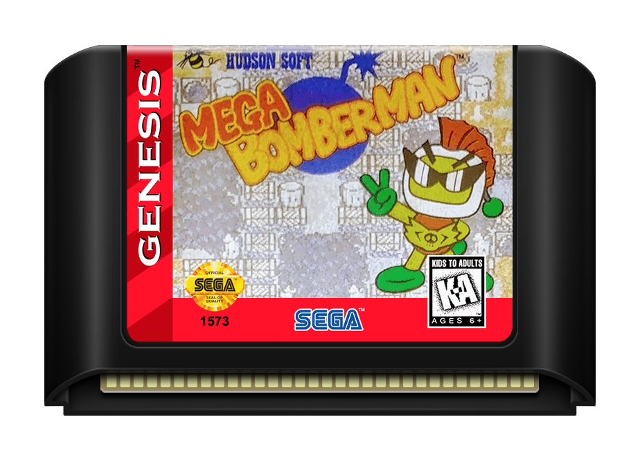 Mega Bomberman - Genesis, Condition: Cart Only