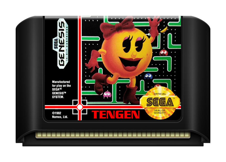 Ms. Pac-Man - Genesis, Condition: Cart Only