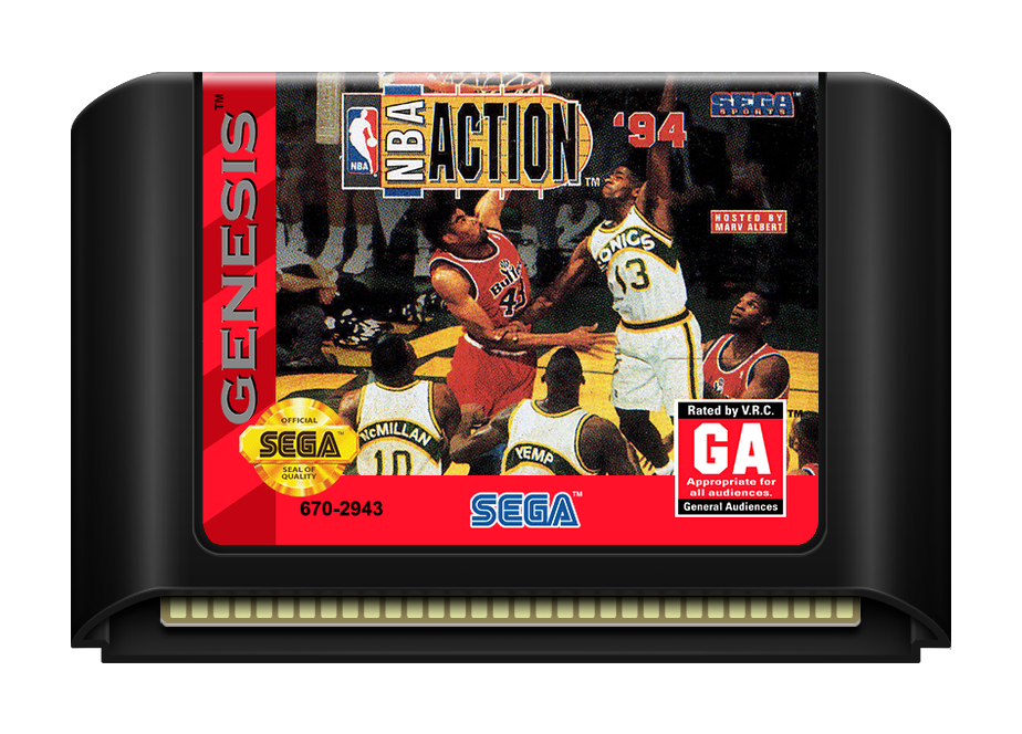 NBA Action 94 - Genesis, Condition: Cart Only