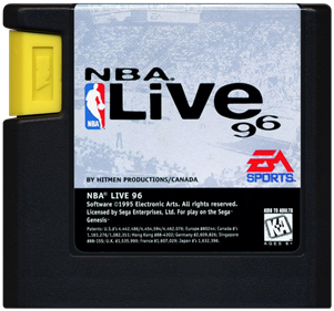 NBA Live 96 - Genesis, Condition: Cart Only