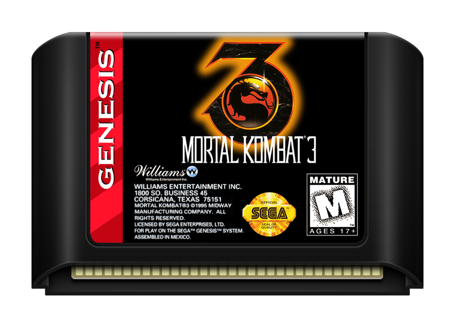 Mortal Kombat 3 - Genesis, Condition: Cart Only