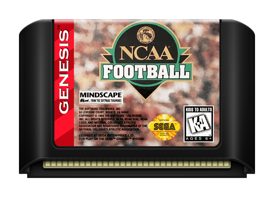 NCAA Football - Genesis, Condition: Cart Only