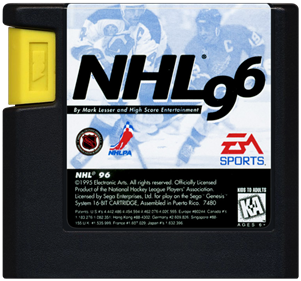 NHL 96 - Genesis, Condition: Cart Only