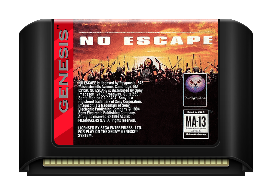 No Escape - Genesis, Condition: Cart Only