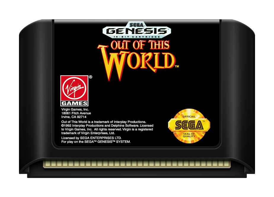 Out of This World - Genesis, Condition: Cart Only