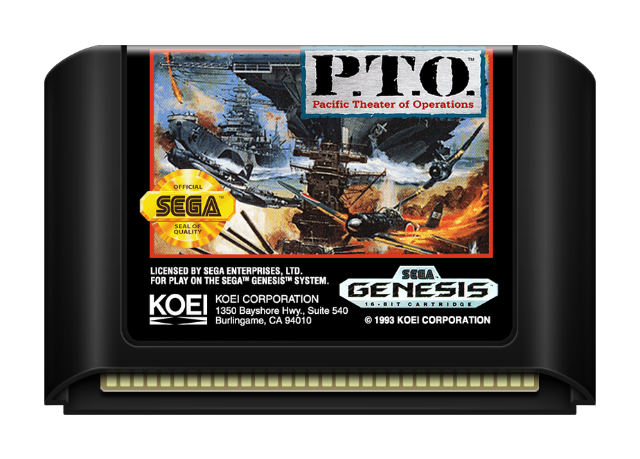 P.T.O. Pacific Theater of Operations - Genesis, Condition: Cart Only