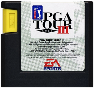 PGA Tour Golf 3 - Genesis, Condition: Cart Only