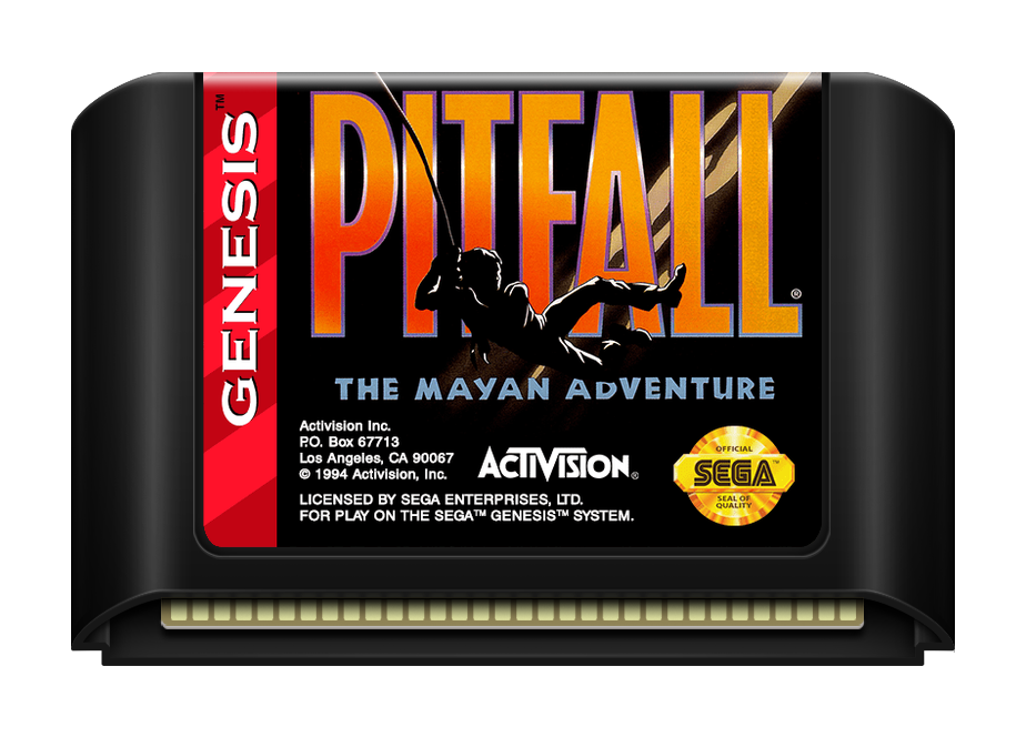 Pitfall Mayan Adventure - Genesis, Condition: Cart Only