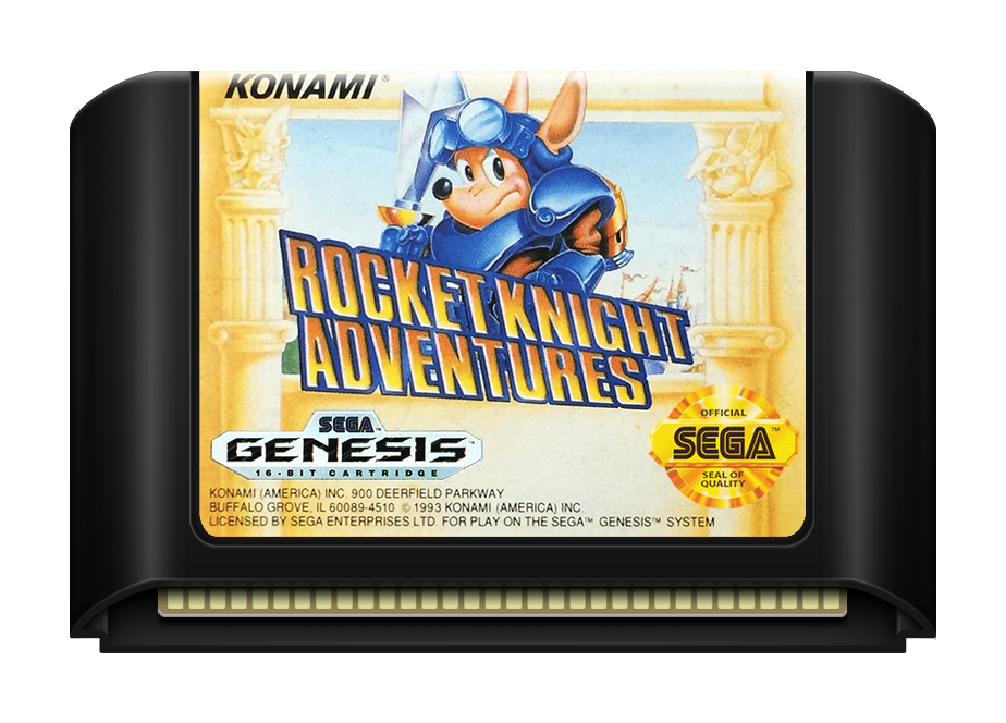 Rocket Knight Adventures - Genesis, Condition: Cart Only