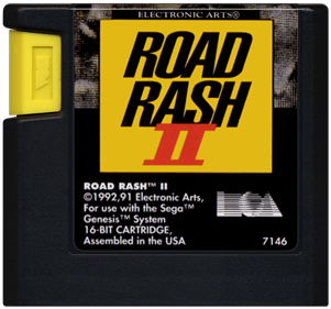 Road Rash II - Genesis, Condition: Cart Only