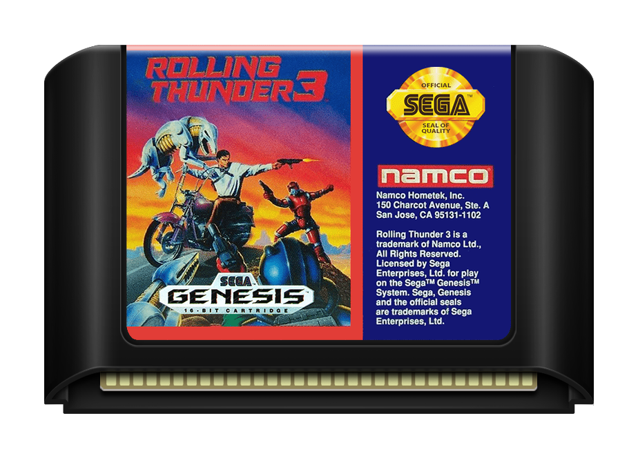 Rolling Thunder 3 - Genesis, Condition: Cart Only