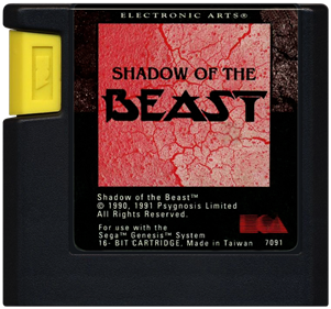 Shadow of the Beast - Genesis, Condition: Cart Only