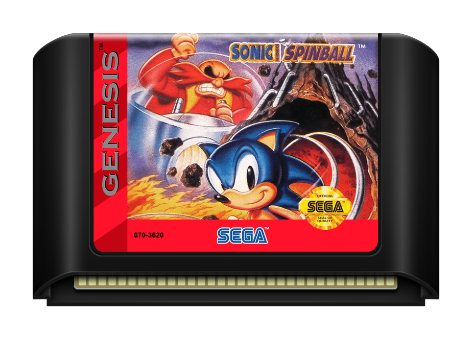 Sonic Spinball - Genesis, Condition: Cart Only