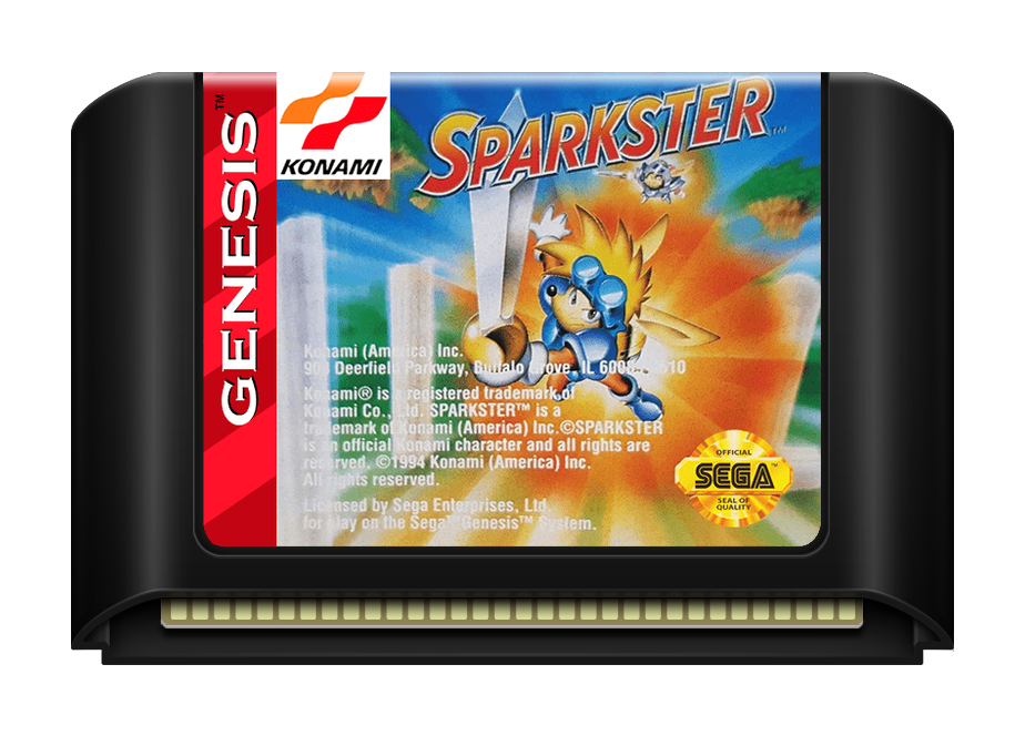 Sparkster - Genesis, Condition: Cart Only
