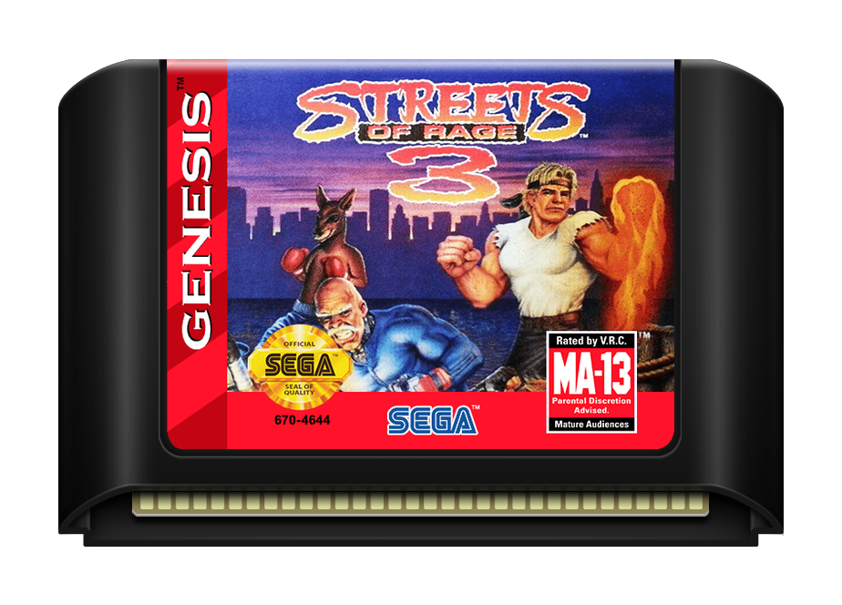 Streets of Rage 3 - Genesis, Condition: Cart Only