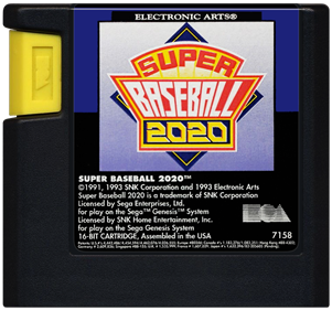 Super Baseball 2020 - Genesis, Condition: Cart Only