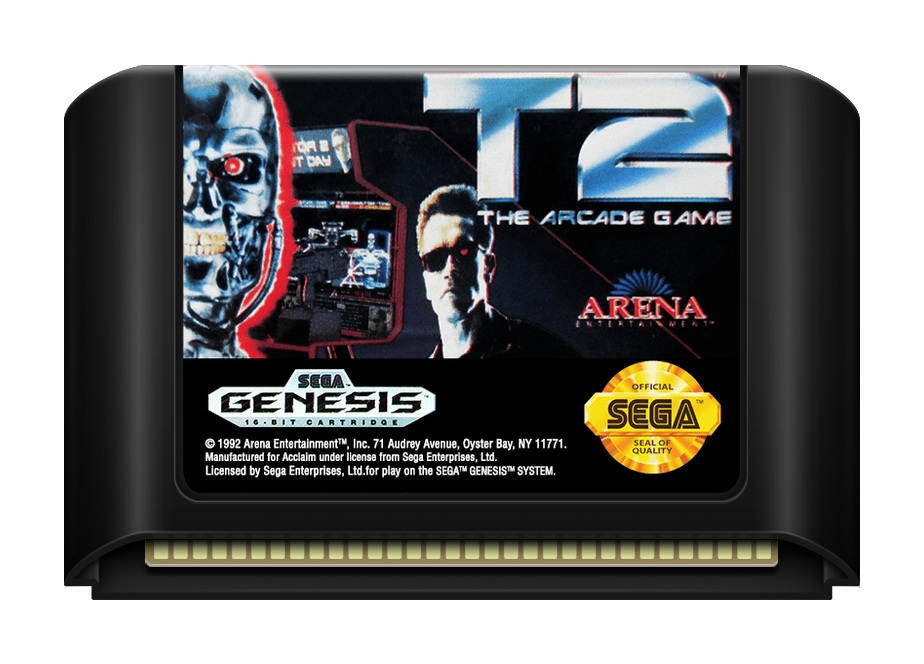 T2 The Arcade Game - Genesis, Condition: Cart Only