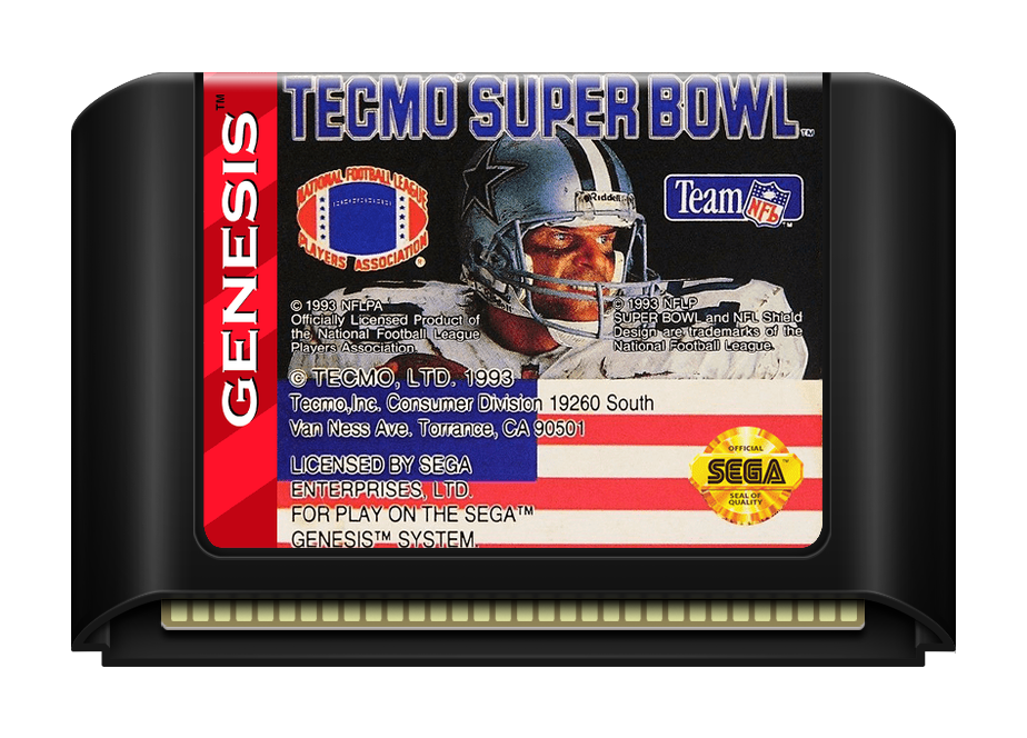 Tecmo Super Bowl - Genesis, Condition: Cart Only