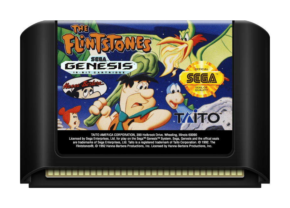 The Flintstones - Genesis, Condition: Cart Only