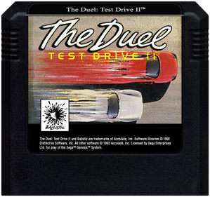 The Duel Test Drive II - Genesis, Condition: Cart Only