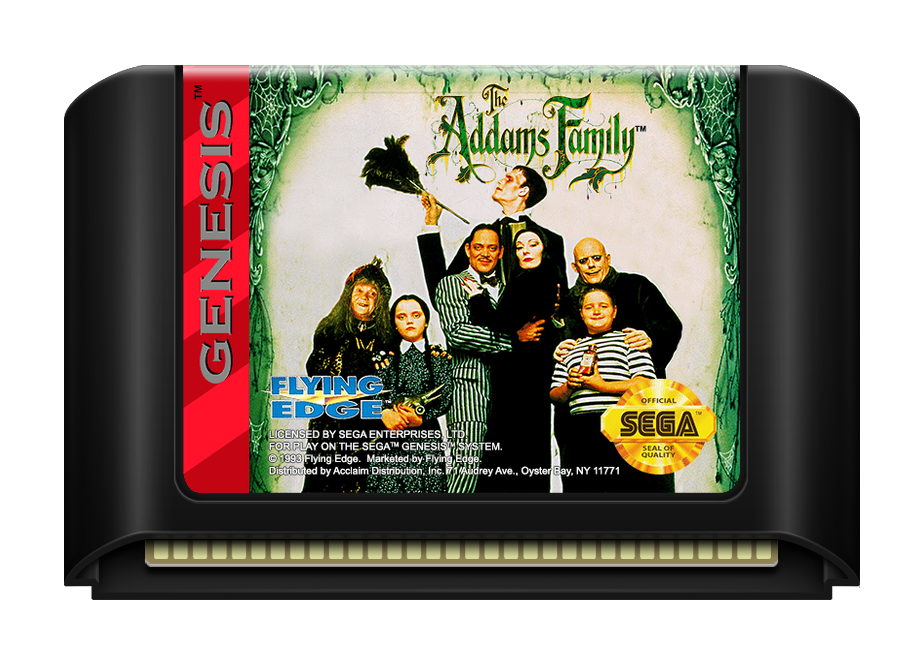 The Addams Family - Genesis, Condition: Cart Only