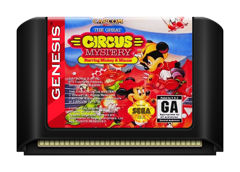 The Great Circus Mystery Starring Mickey and Minnie - Genesis, Condition: Cart Only