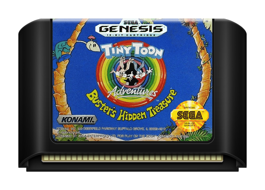 Tiny Toon Adventures Buster&#39;s Hidden Treasure - Genesis, Condition: Cart Only