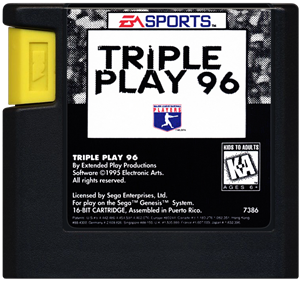 Triple Play 96 - Genesis, Condition: Cart Only