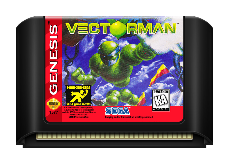 Vectorman - Genesis, Condition: Cart Only