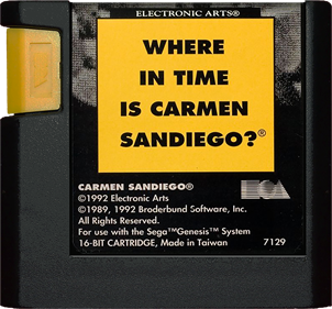 Where in Time is Carmen Sandiego - Genesis, Condition: Cart Only