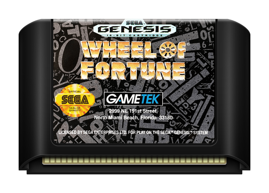 Wheel of Fortune - Genesis, Condition: Cart Only