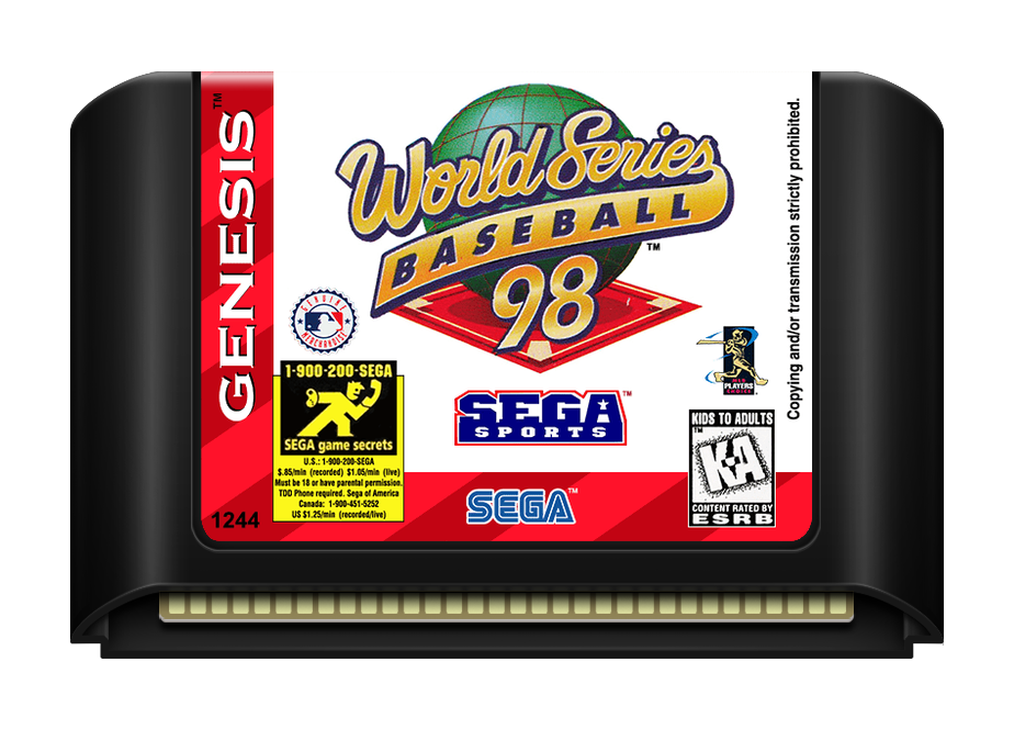 World Series Baseball 98 - Genesis, Condition: Cart Only