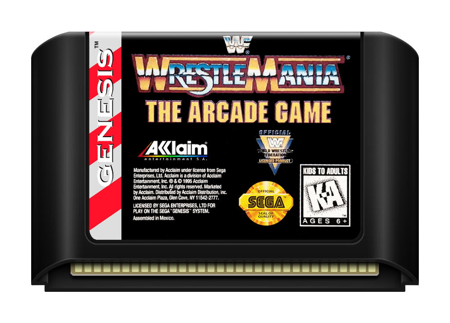 WWF Wrestlemania Arcade Game - Genesis, Condition: Cart Only