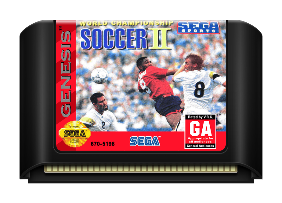 World Championship Soccer 2 - Genesis, Condition: Cart Only