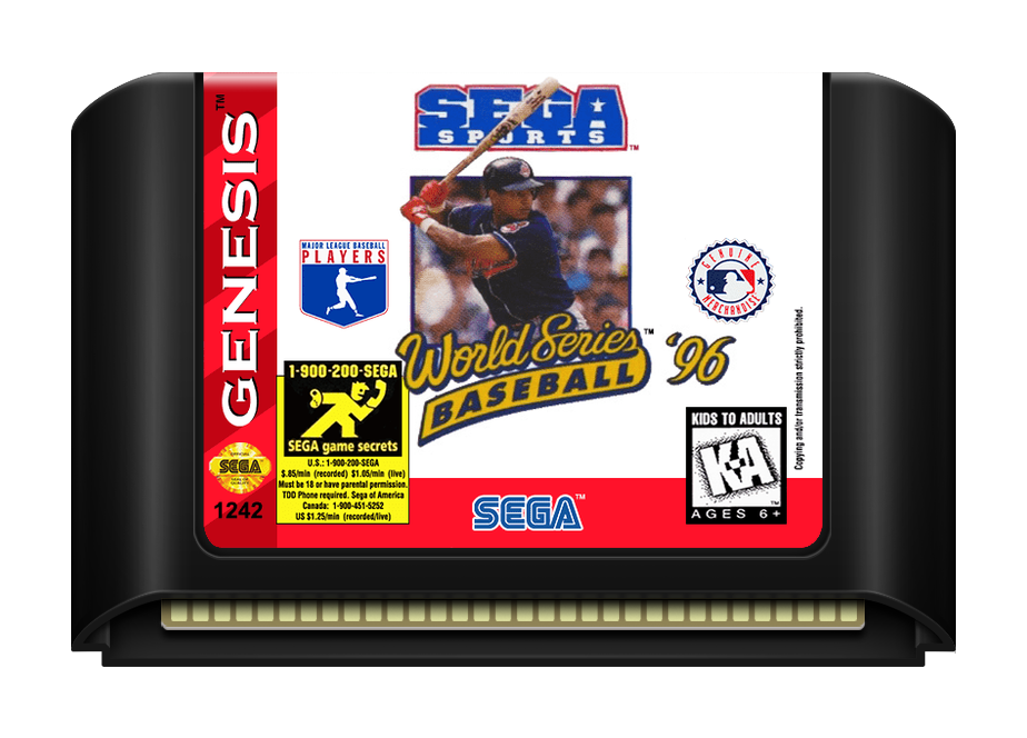 World Series Baseball 96 - Genesis, Condition: Cart Only