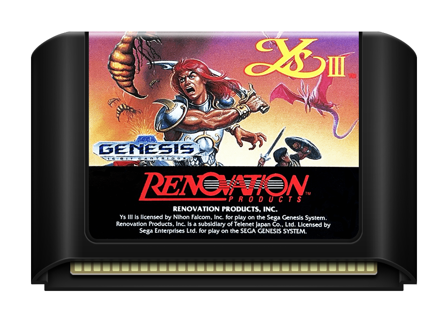 Ys III Wanderers from Ys - Genesis, Condition: Cart Only