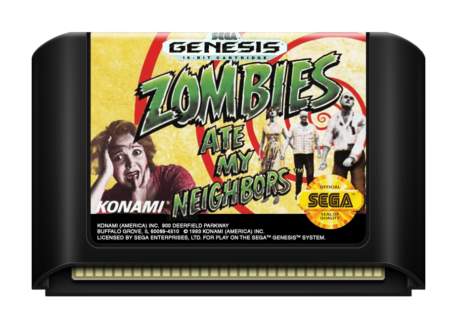 Zombies Ate My Neighbors - Genesis, Condition: Cart Only