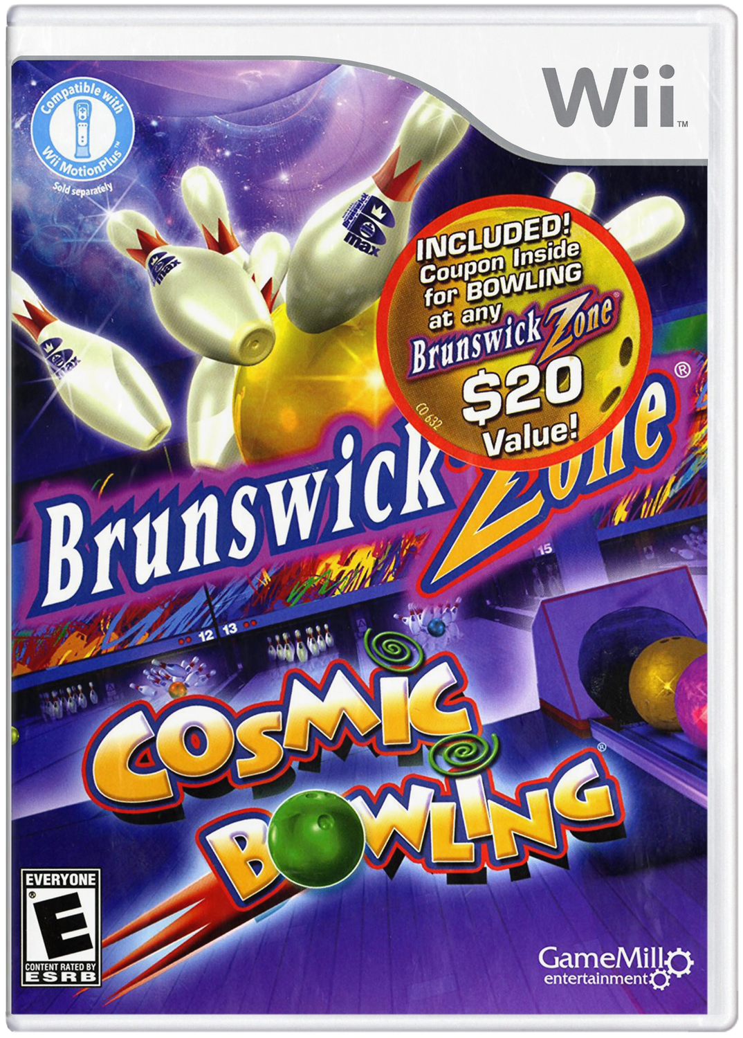 Brunswick Cosmic Bowling - Wii