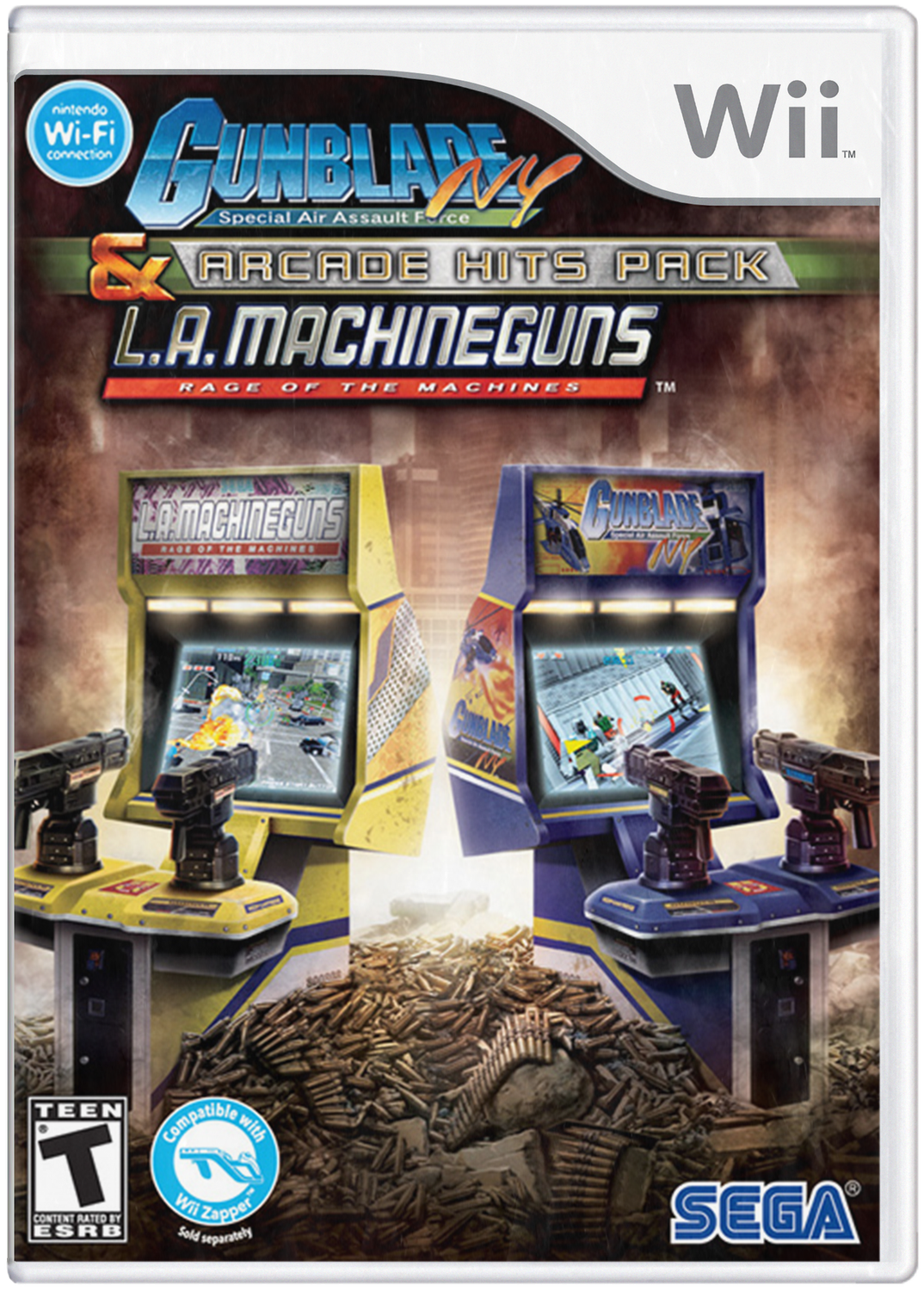 Gunblade NY &amp; LA Machineguns Arcade Hits Pack - Wii