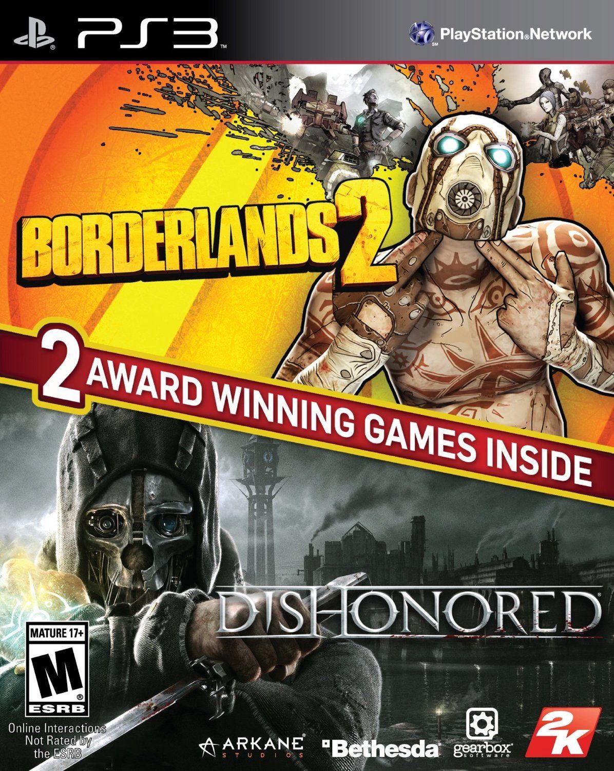 Borderlands 2 &amp; Dishonored Bundle - PS3