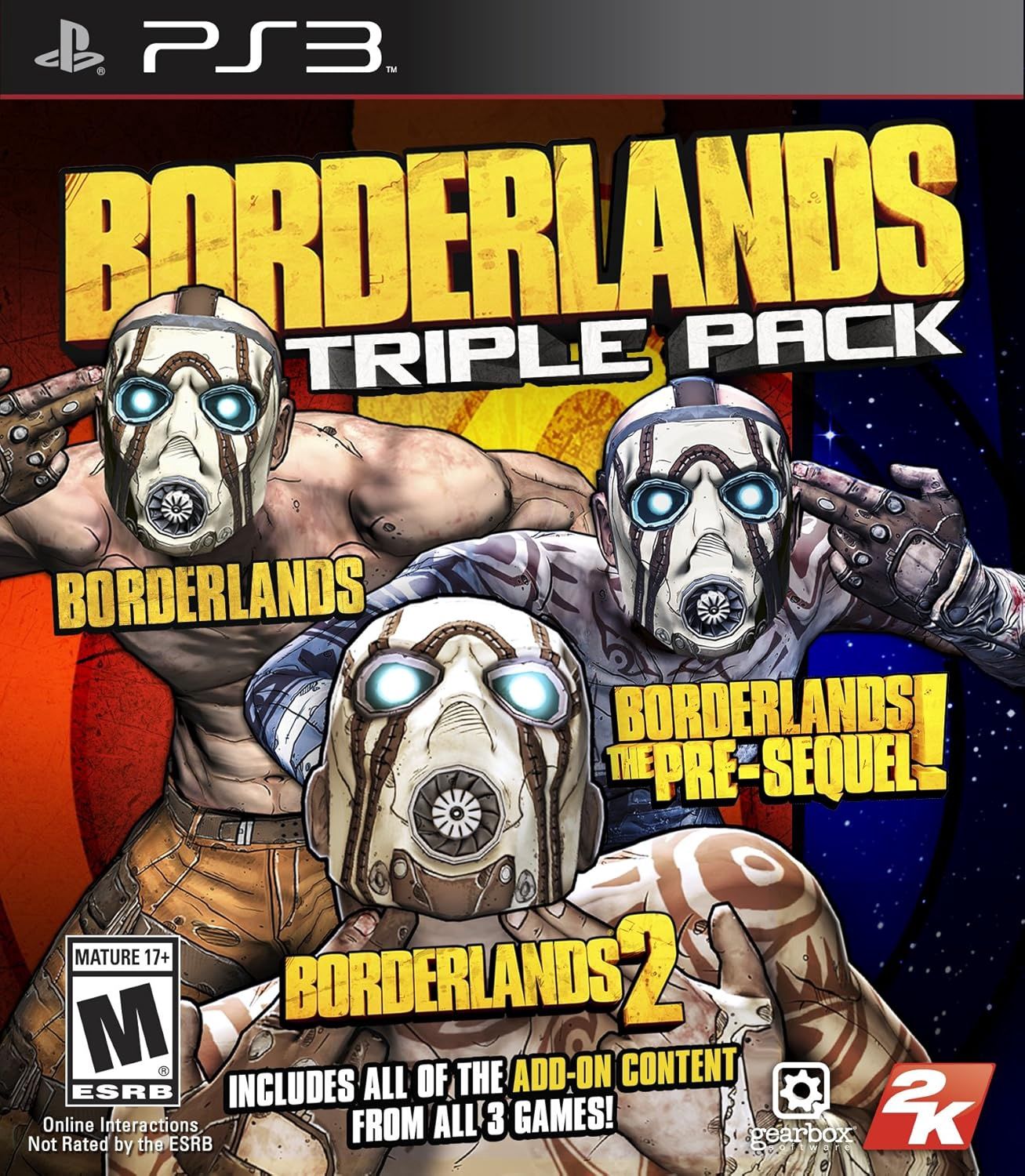 Borderlands Triple Pack - PS3